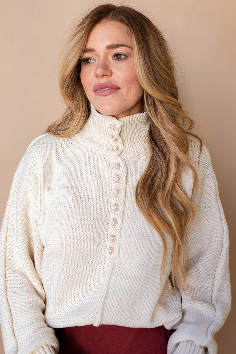 mode, pearl pullover sweater