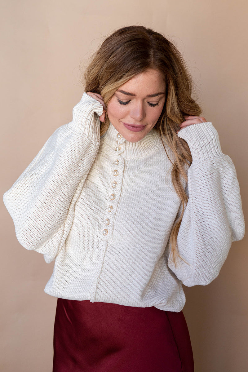 mode, pearl pullover sweater