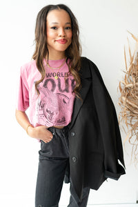 mode, world tour tee