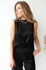mode, satin shine tank