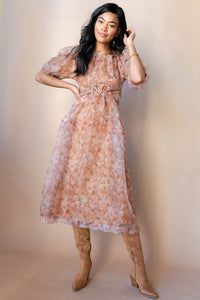 mode, emili cut out midi dress