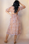 mode, emili cut out midi dress