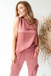 mode, satin shine tank