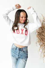 mode, xoxo sweatshirt