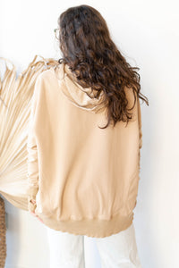 mode, french terry  oversized hoodie