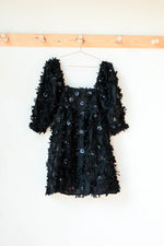 mode, field of flowers dress