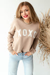 mode, xoxo sweatshirt