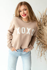 mode, xoxo sweatshirt