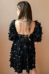 mode, field of flowers dress