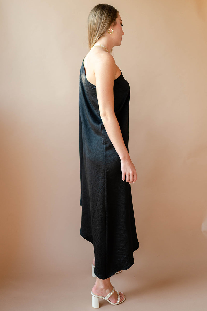 mode, next to you satin dress