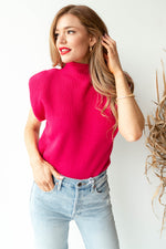 mode, sly padded sweater vest