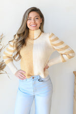 mode, fired sunset sweater