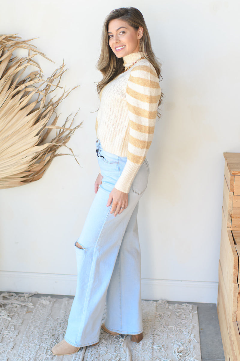 mode, fired sunset sweater