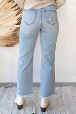 mode, behind the  jeans