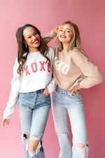 mode, xoxo sweatshirt
