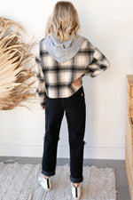 fireside plaid hoodie jacket