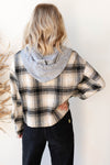 fireside plaid hoodie jacket