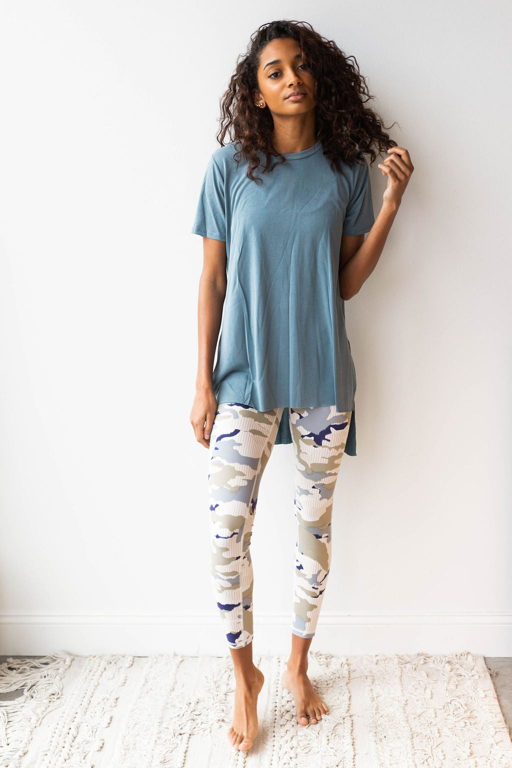 mode, pastel camo leggings