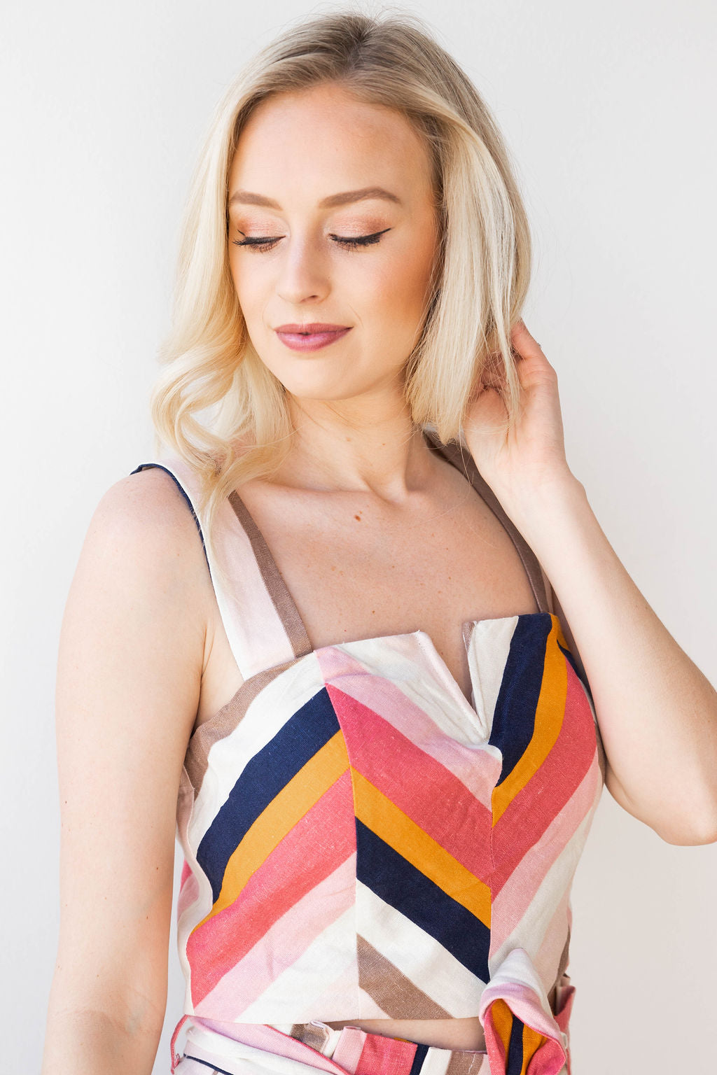 mode, starburst stripe top (set)
