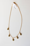 mode, hang loose shell necklace