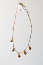 mode, hang loose shell necklace
