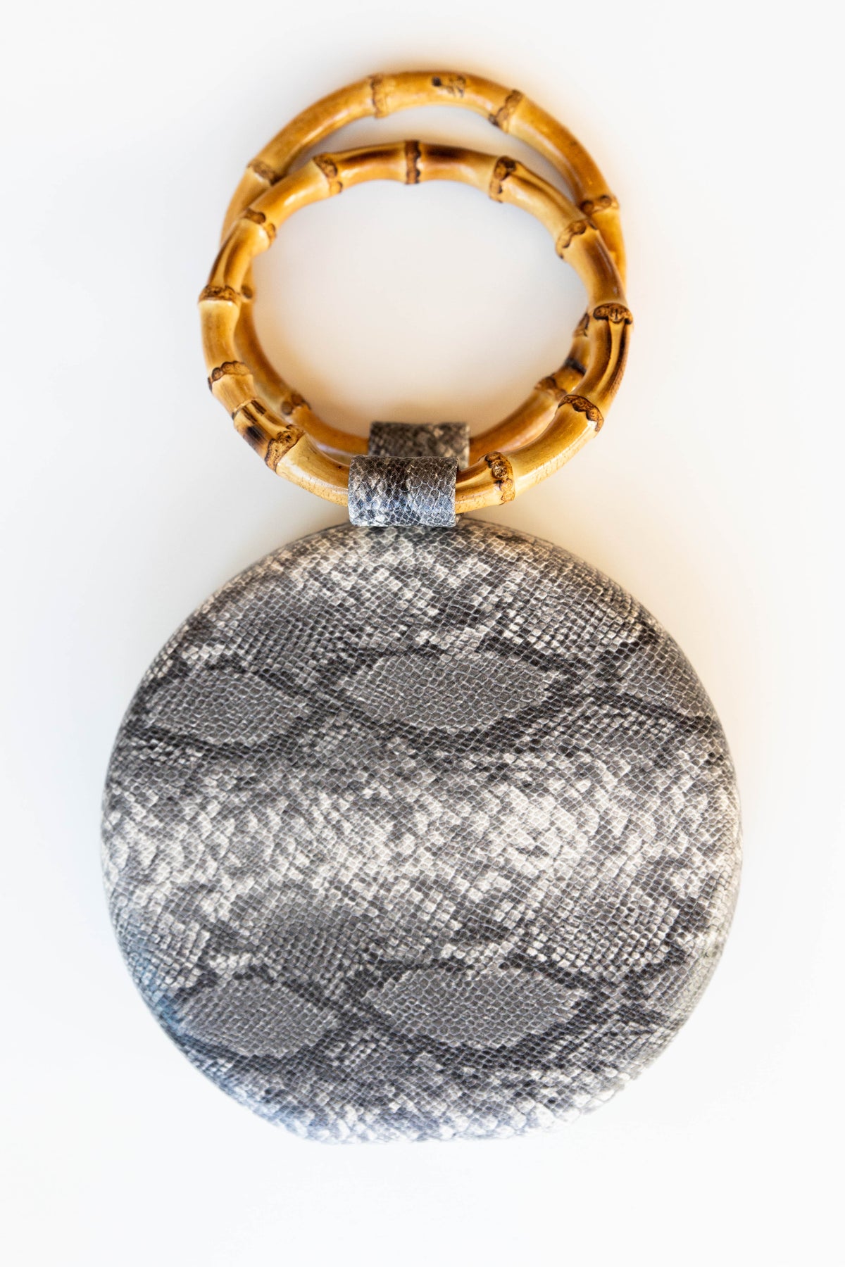 mode, roundie python purse