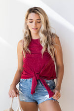 mode, tie front tank