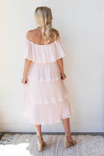mode, dancing the night away tiered dress