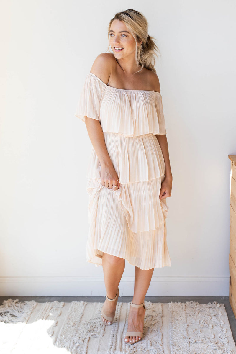 mode, dancing the night away tiered dress