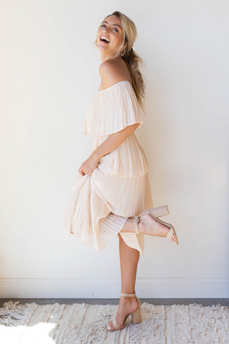 mode, dancing the night away tiered dress