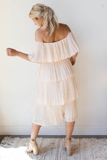 mode, dancing the night away tiered dress