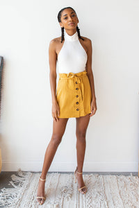 mode, mock halter neck bodysuit