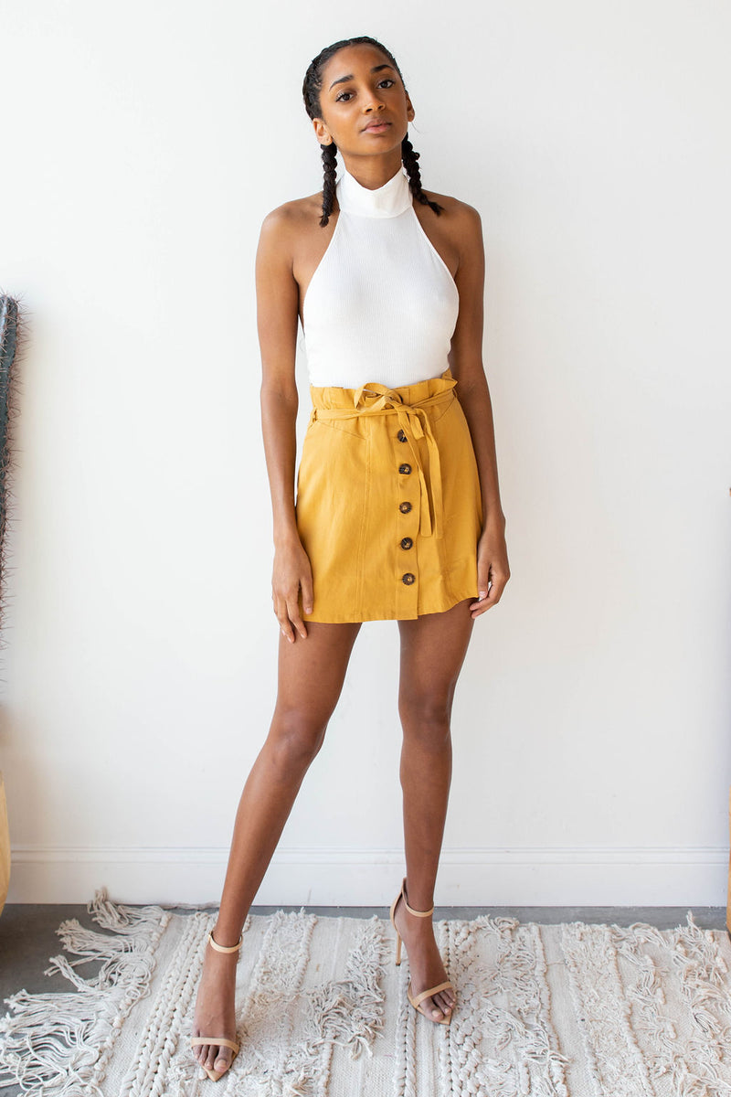 mode, mock halter neck bodysuit