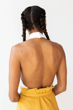 mode, mock halter neck bodysuit
