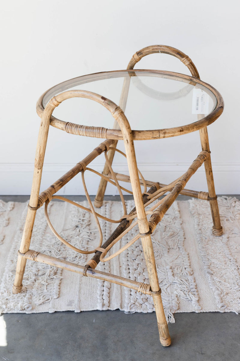mode, small bamboo table
