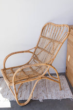 mode, rattan lounge chair