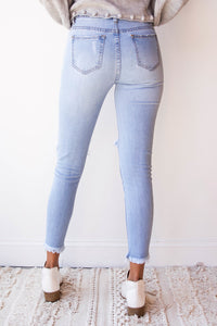 mode, Keely high rise distressed denim