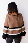 mode, thick striped sweater