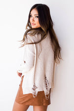 mode, not distraught sweater