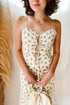 mode, cold press midi dress