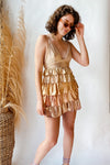 heart of gold mini dress