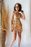 heart of gold mini dress