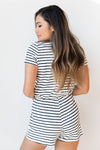 mode, on an adventure striped romper