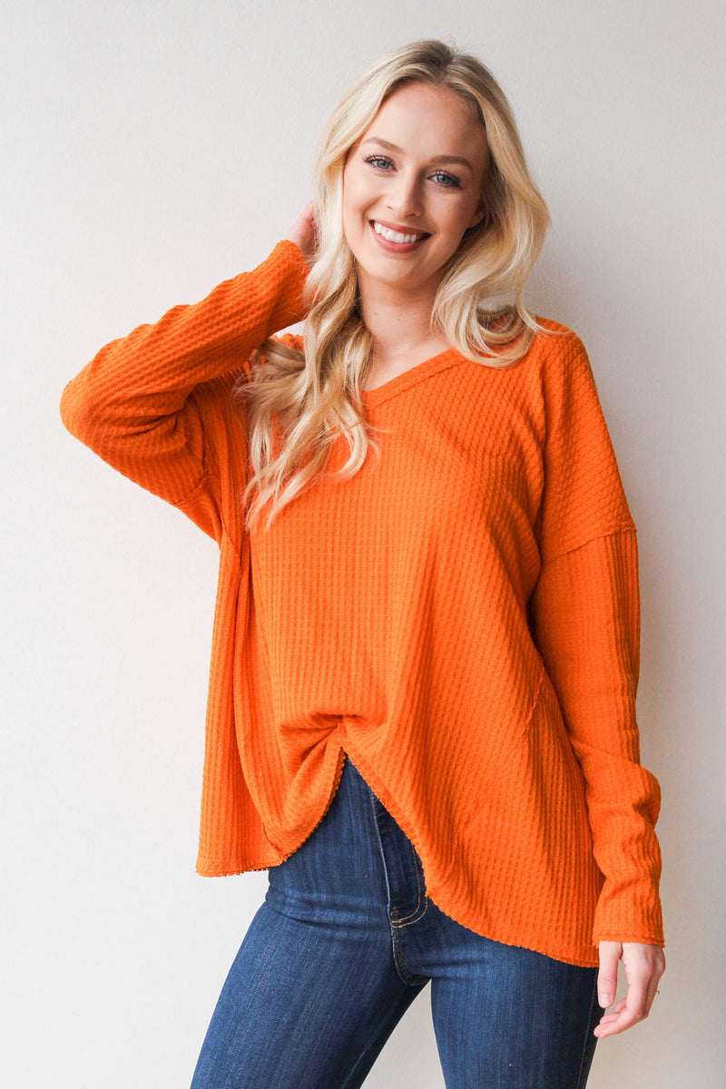 mode, let you in waffle knit