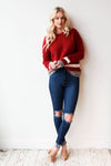 mode, cinnamon and sugar sweater