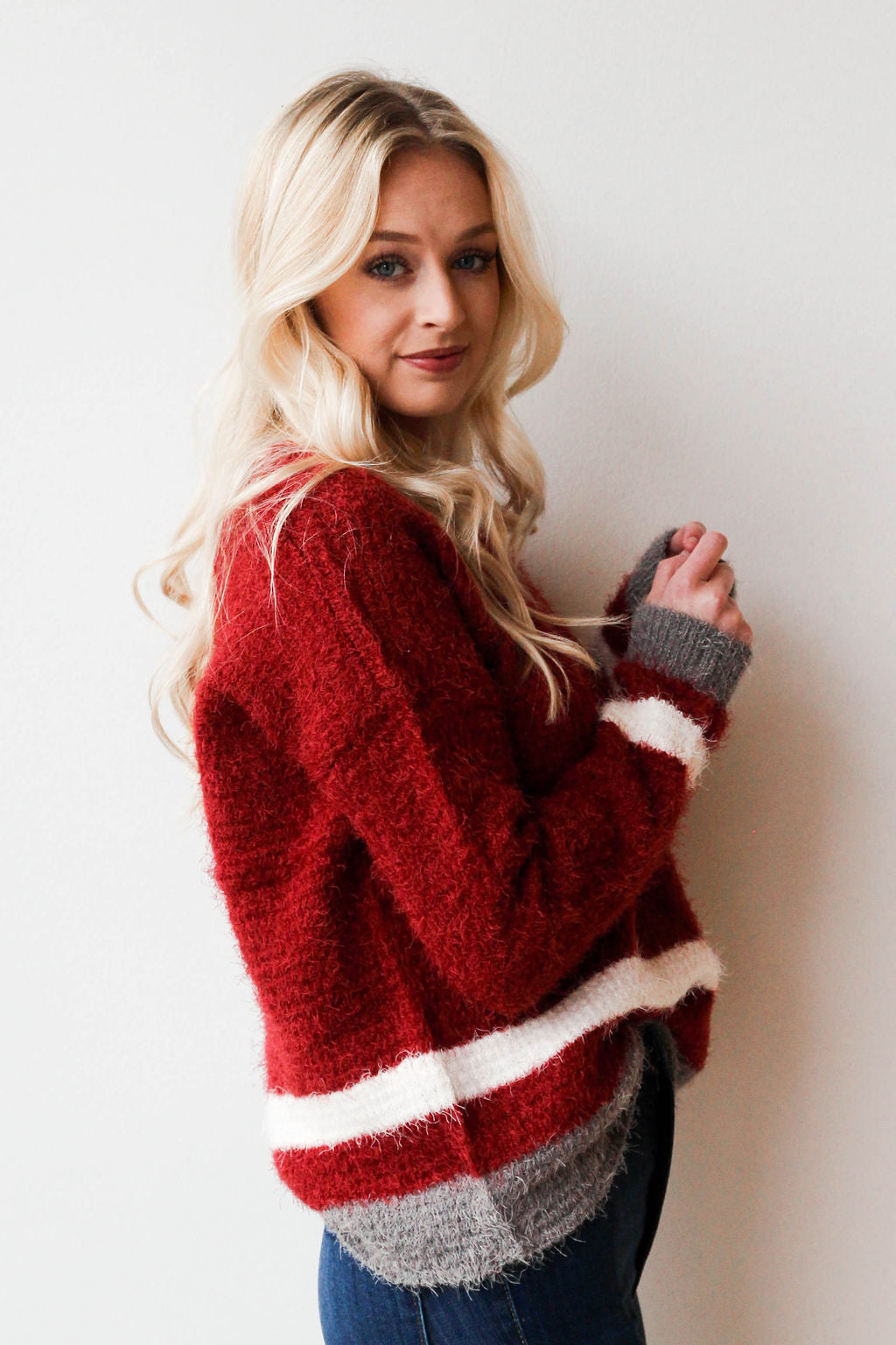 mode, cinnamon and sugar sweater