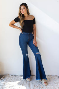 mode, square neck ribbed crop tee