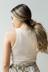 mode, sweater crop tank