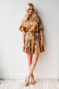 mode, golden luxe mini dress