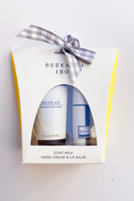 mode, hand cream + lip balm set